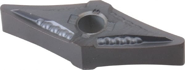Kennametal - VNMG332 MS Grade KC5010 Carbide Turning Insert - TiAlN Finish, 35° Diamond, 3/8" Inscr Circle, 3/16" Thick, 1/32" Corner Radius - Exact Tooling