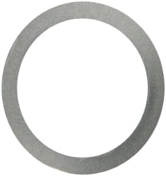 Made in USA - 0.1mm Thick, 40mm Inside x 50mm OD, Round Shim - Uncoated 302/304 Stainless Steel - Exact Tooling