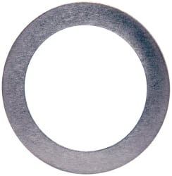 Made in USA - 0.2mm Thick, 16mm Inside x 22mm OD, Round Shim - 9/16" Screw, Uncoated 302/304 Stainless Steel - Exact Tooling