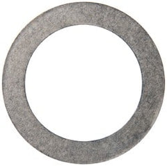 Made in USA - 0.2mm Thick, 20mm Inside x 28mm OD, Round Shim - 3/4" Screw, Uncoated 302/304 Stainless Steel - Exact Tooling