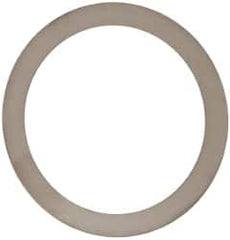 Made in USA - 0.3mm Thick, 40mm Inside x 50mm OD, Round Shim - Uncoated 302/304 Stainless Steel - Exact Tooling