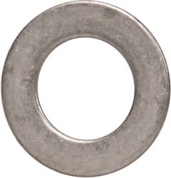 Made in USA - 0.51mm Thick, 8mm Inside x 14mm OD, Round Shim - 1/4" Screw, Uncoated 302/304 Stainless Steel - Exact Tooling