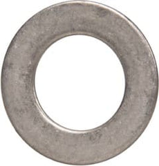Made in USA - 0.51mm Thick, 8mm Inside x 14mm OD, Round Shim - 1/4" Screw, Uncoated 302/304 Stainless Steel - Exact Tooling