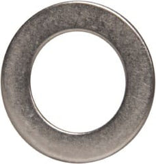 Made in USA - 0.51mm Thick, 10mm Inside x 16mm OD, Round Shim - 5/16" Screw, Uncoated 302/304 Stainless Steel - Exact Tooling