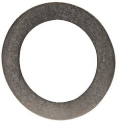 Made in USA - 0.51mm Thick, 12mm Inside x 18mm OD, Round Shim - 7/16" Screw, Uncoated 302/304 Stainless Steel - Exact Tooling