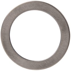 Made in USA - 0.51mm Thick, 16mm Inside x 22mm OD, Round Shim - 9/16" Screw, Uncoated 302/304 Stainless Steel - Exact Tooling