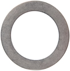 Made in USA - 0.51mm Thick, 25mm Inside x 36mm OD, Round Shim - 7/8" Screw, Uncoated 302/304 Stainless Steel - Exact Tooling