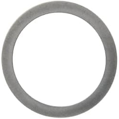 Made in USA - 0.51mm Thick, 40mm Inside x 50mm OD, Round Shim - Uncoated 302/304 Stainless Steel - Exact Tooling