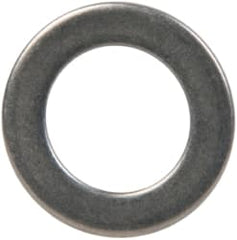 Made in USA - 1mm Thick, 10mm Inside x 16mm OD, Round Shim - 5/16" Screw, Uncoated 302/304 Stainless Steel - Exact Tooling