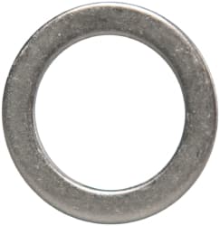 Made in USA - 1mm Thick, 14mm Inside x 20mm OD, Round Shim - 1/2" Screw, Uncoated 302/304 Stainless Steel - Exact Tooling
