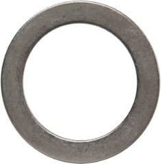 Made in USA - 0.039" Thick, 30mm Inside x 42mm OD, Round Shim - Uncoated 302/304 Stainless Steel - Exact Tooling