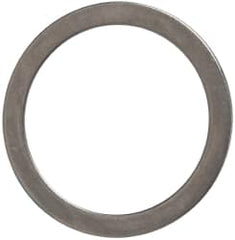 Made in USA - 0.039" Thick, 40mm Inside x 50mm OD, Round Shim - Uncoated 302/304 Stainless Steel - Exact Tooling