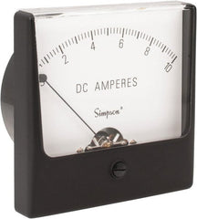 Simpson Electric - Analog, DC Ammeter, Panel Meter - 60 Hz, 0.005 Ohms at 60 Hz - Exact Tooling