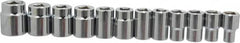 Blackhawk by Proto - 11 Piece 1/2" Drive Socket Set - 6 Points, 3/8" to 1" Range, Inch Measurement Standard - Exact Tooling