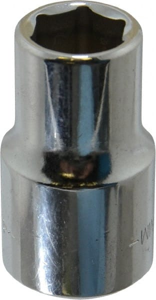 Blackhawk by Proto - 1/2" Drive, Standard Hand Socket - 6 Points, 1-1/2" OAL, Chrome Finish - Exact Tooling