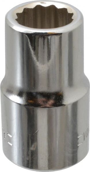 Blackhawk by Proto - 1/2" Drive, Standard Hand Socket - 12 Points, 1-1/2" OAL, Chrome Finish - Exact Tooling