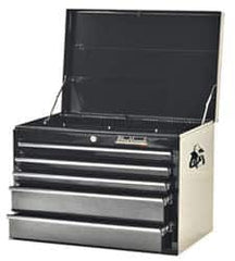 Blackhawk by Proto - 1 Compartment 5 Drawer Top Tool Chest - 27" Wide x 18" Deep x 19" High, Steel, Black - Exact Tooling