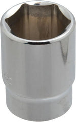 Blackhawk by Proto - 13/16", 1/2" Drive, Standard Hand Socket - 6 Points, 1-1/2" OAL, Chrome Finish - Exact Tooling