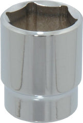 Blackhawk by Proto - 15/16", 1/2" Drive, Standard Hand Socket - 6 Points, 1-1/2" OAL, Chrome Finish - Exact Tooling