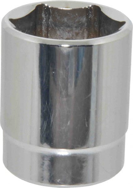 Blackhawk by Proto - 1", 1/2" Drive, Standard Hand Socket - 6 Points, 1-5/8" OAL, Chrome Finish - Exact Tooling