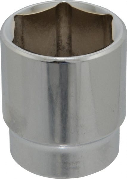Blackhawk by Proto - 1-1/8", 1/2" Drive, Standard Hand Socket - 6 Points, 1-11/16" OAL - Exact Tooling