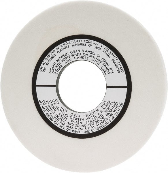Grier Abrasives - 10" Diam x 3" Hole x 1/2" Thick, K Hardness, 80 Grit Surface Grinding Wheel - Exact Tooling