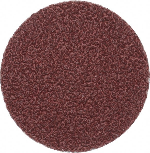 Superior Abrasives - 2" Disc Diam, 36 Grit, Aluminum Oxide Quick Change Disc - Type S Attaching System, Coated, Very Coarse Grade - Exact Tooling