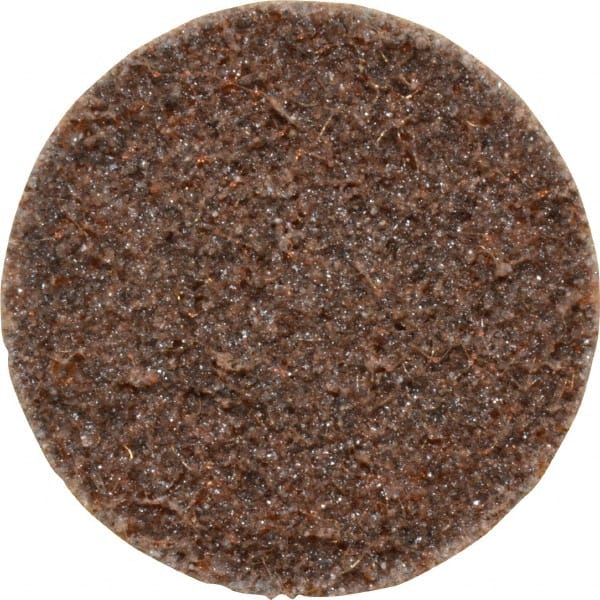 Superior Abrasives - 2" Disc Diam, Aluminum Oxide Quick Change Disc - Type R Attaching System, Nonwoven, Brown, Coarse Grade, FD Series - Exact Tooling