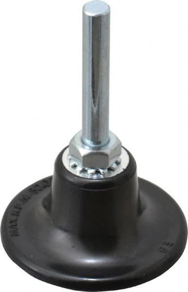 Value Collection - 2" Diam Quick-Change Type S Disc Backing Pad - 1/4" Shank Diam, 25,000 RPM - Exact Tooling