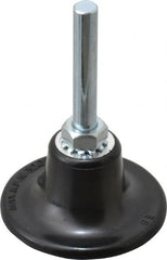 Value Collection - 2" Diam Quick-Change Type S Disc Backing Pad - 1/4" Shank Diam, 25,000 RPM - Exact Tooling