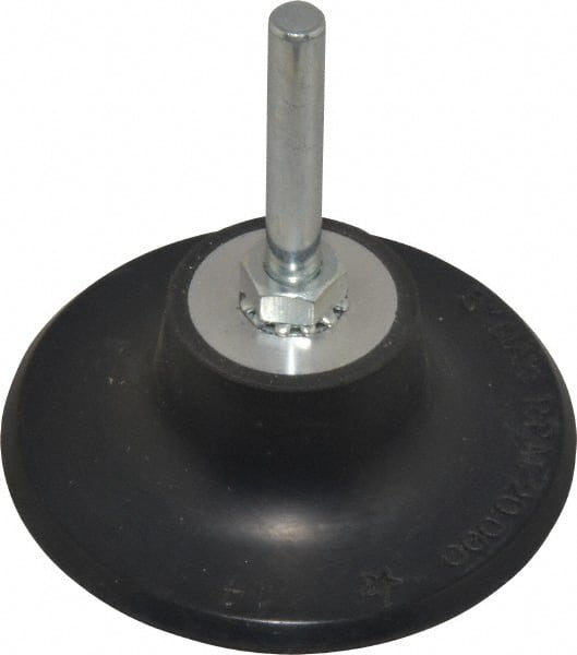 Value Collection - 3" Diam Quick-Change Type R Disc Backing Pad - 1/4" Shank Diam, 20,000 RPM - Exact Tooling