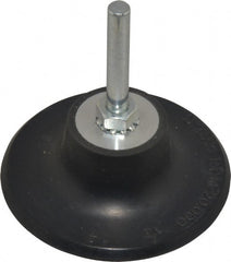 Value Collection - 3" Diam Quick-Change Type R Disc Backing Pad - 1/4" Shank Diam, 20,000 RPM - Exact Tooling
