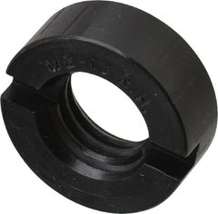 Sopko - 7/8" Diam Grinding Wheel Spindle Slotted Nut - 1/2-13 Thread Size, Right Handed, 5/16" Thick - Exact Tooling