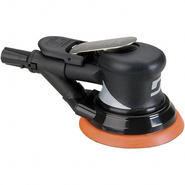 Dynabrade - 12,000 OPM, 18 CFM Air Consumption, Palm Air Orbital Sander - Round Pad, 1/4 NPT Inlet - Exact Tooling