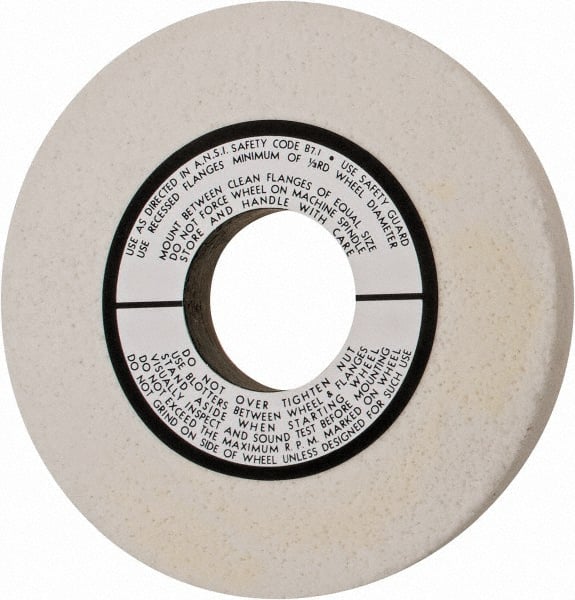 Grier Abrasives - 10" Diam x 3" Hole x 1" Thick, F Hardness, 46 Grit Surface Grinding Wheel - Exact Tooling