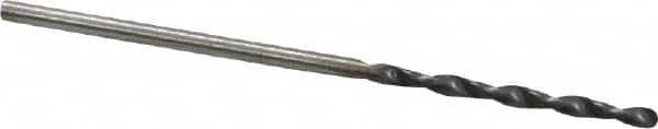 Accupro - #56 130° Cobalt Jobber Drill - TiAlN Finish, Right Hand Cut, Parabolic Flute, Straight Shank, 1-7/16" OAL, Split Point - Exact Tooling