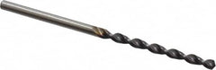 Accupro - 2.35mm 130° Cobalt Jobber Drill - TiAlN Finish, Right Hand Cut, Parabolic Flute, Straight Shank, 2-3/32" OAL, Split Point - Exact Tooling