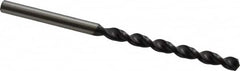 Accupro - #23 130° Cobalt Jobber Drill - TiAlN Finish, Right Hand Cut, Parabolic Flute, Straight Shank, 2-15/16" OAL, Split Point - Exact Tooling