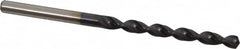 Accupro - 3/16" 130° Cobalt Jobber Drill - TiAlN Finish, Right Hand Cut, Parabolic Flute, Straight Shank, 3-3/8" OAL, Split Point - Exact Tooling