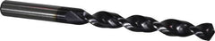 Accupro - 15/32" 130° Cobalt Jobber Drill - TiAlN Finish, Right Hand Cut, Parabolic Flute, Straight Shank, 5-15/16" OAL, Split Point - Exact Tooling