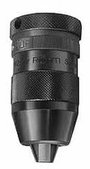 Rohm - JT6, 1/8 to 5/8" Capacity, Tapered Mount Drill Chuck - Keyless, 51mm Sleeve Diam, 96.5mm Open Length - Exact Tooling