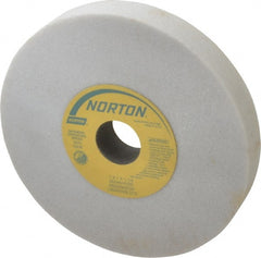 Norton - 7" Diam x 1-1/4" Hole x 1" Thick, H Hardness, 46 Grit Surface Grinding Wheel - Aluminum Oxide, Type 1, Coarse Grade, 3,600 Max RPM, Vitrified Bond, No Recess - Exact Tooling