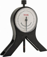 SPI - 360° Measuring Range, Magnetic Base Dial Protractor - Accuracy Up to 3 per min - Exact Tooling