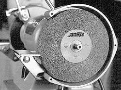 Grier Abrasives - 46 Grit Aluminum Oxide Bench and Pedestal Grinding Wheel - Exact Tooling