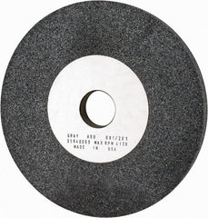 Grier Abrasives - 60 Grit Aluminum Oxide Bench and Pedestal Grinding Wheel - Exact Tooling