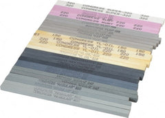 Made in USA - 30 Piece Aluminum Oxide Polishing Stone Kit - Coarse, Medium & Fine - Exact Tooling