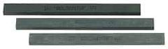 Made in USA - 240 Grit Silicon Carbide Rectangular Polishing Stone - Very Fine Grade, 1/2" Wide x 6" Long x 1/4" Thick - Exact Tooling