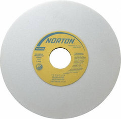 Norton - 7" Diam x 1-1/4" Hole x 1/4" Thick, K Hardness, 60 Grit Surface Grinding Wheel - Aluminum Oxide, Type 1, Medium Grade, 3,600 Max RPM, Vitrified Bond, No Recess - Exact Tooling