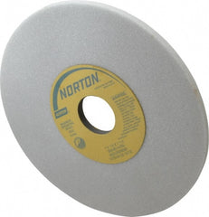 Norton - 7" Diam x 1-1/4" Hole x 1/4" Thick, H Hardness, 46 Grit Surface Grinding Wheel - Aluminum Oxide, Type 1, Coarse Grade, 3,600 Max RPM, Vitrified Bond, No Recess - Exact Tooling