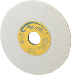 Norton - 7" Diam x 1-1/4" Hole x 1/4" Thick, I Hardness, 46 Grit Surface Grinding Wheel - Aluminum Oxide, Type 1, Coarse Grade, 3,600 Max RPM, Vitrified Bond, No Recess - Exact Tooling